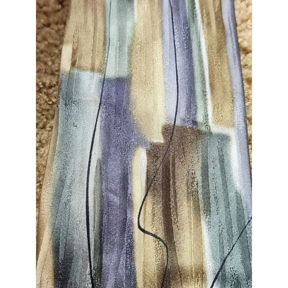 J. GARCIA Tie Desert Storm  Thirty One Collection Brushed‎ Purple Brown Green